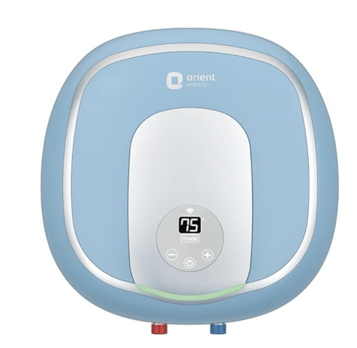 Orient Aquator+ Iot|10L storage water heater|Iot enabled - smart energy saving and timer functions|Ultra-diamond glassline coated tank|5 star ENERGY SAVING rating |8 bar pressure compatibility